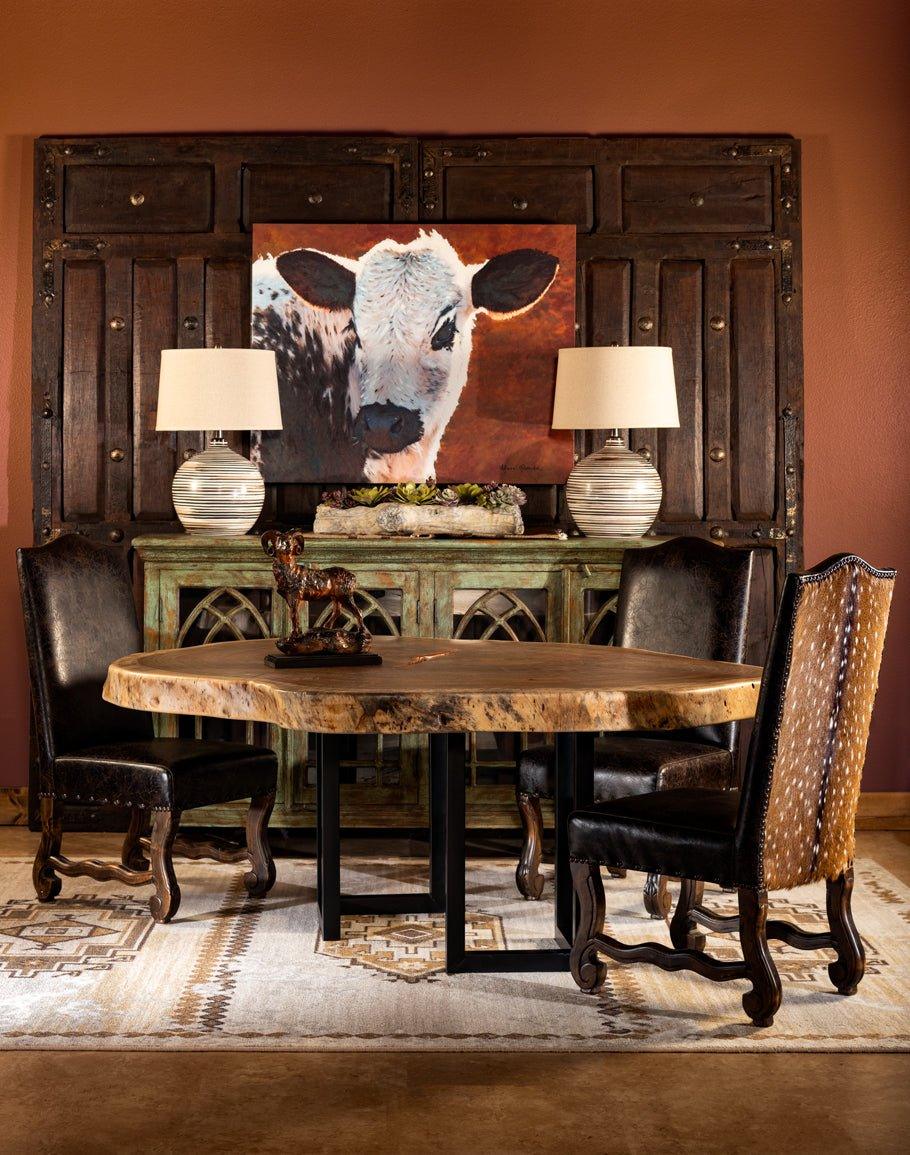 Rio anna area rug - axis dining chairs - made in the USA - Blue Mountain Brands USA Home Decor