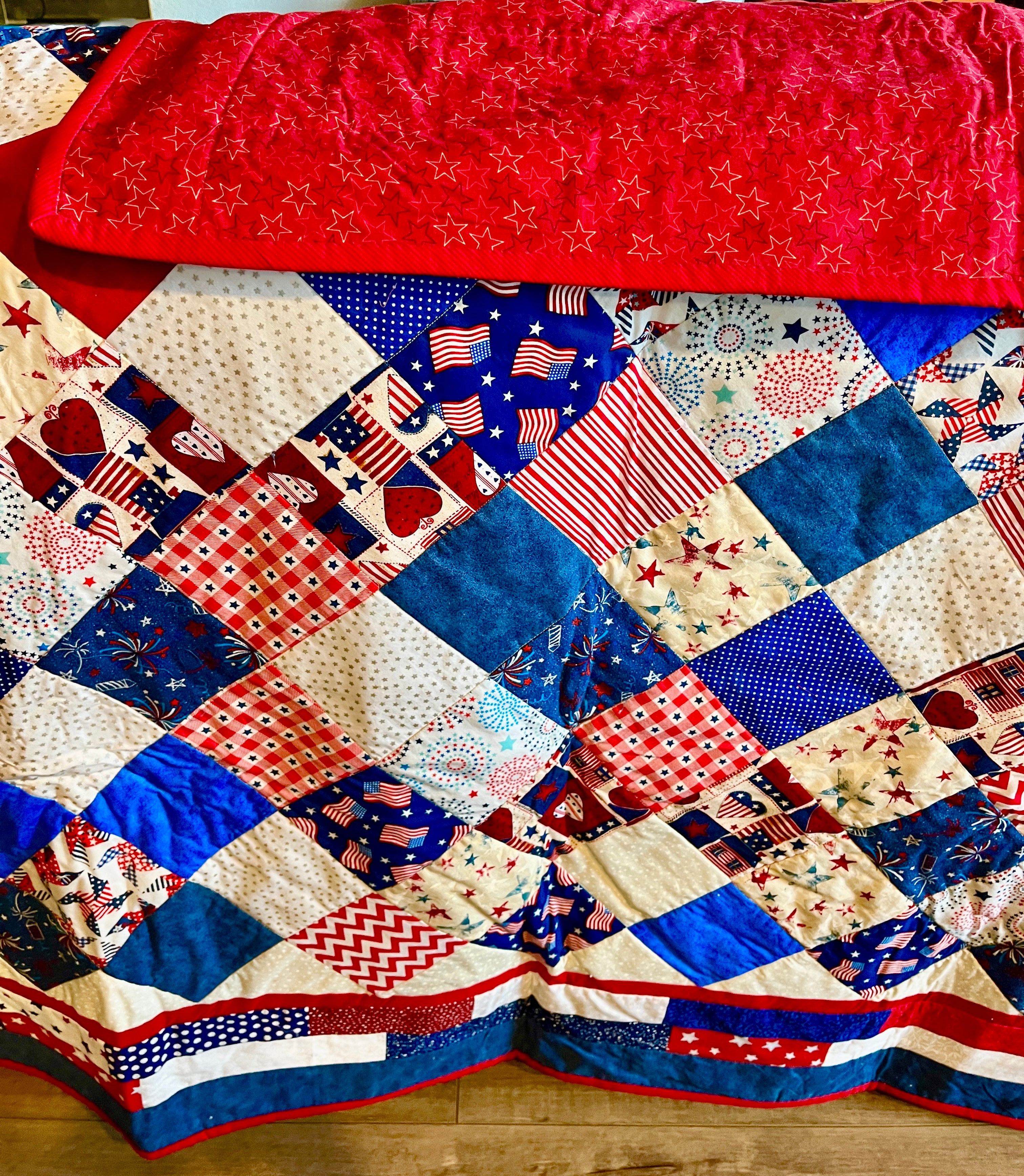 Handmade Road to Honor Quilt of Valor - Made in Oregon