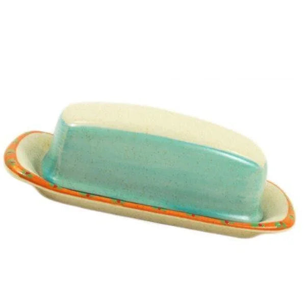 Hand painted sedona sky 2 piece butter dish. Made in the USA. Your Western Decor