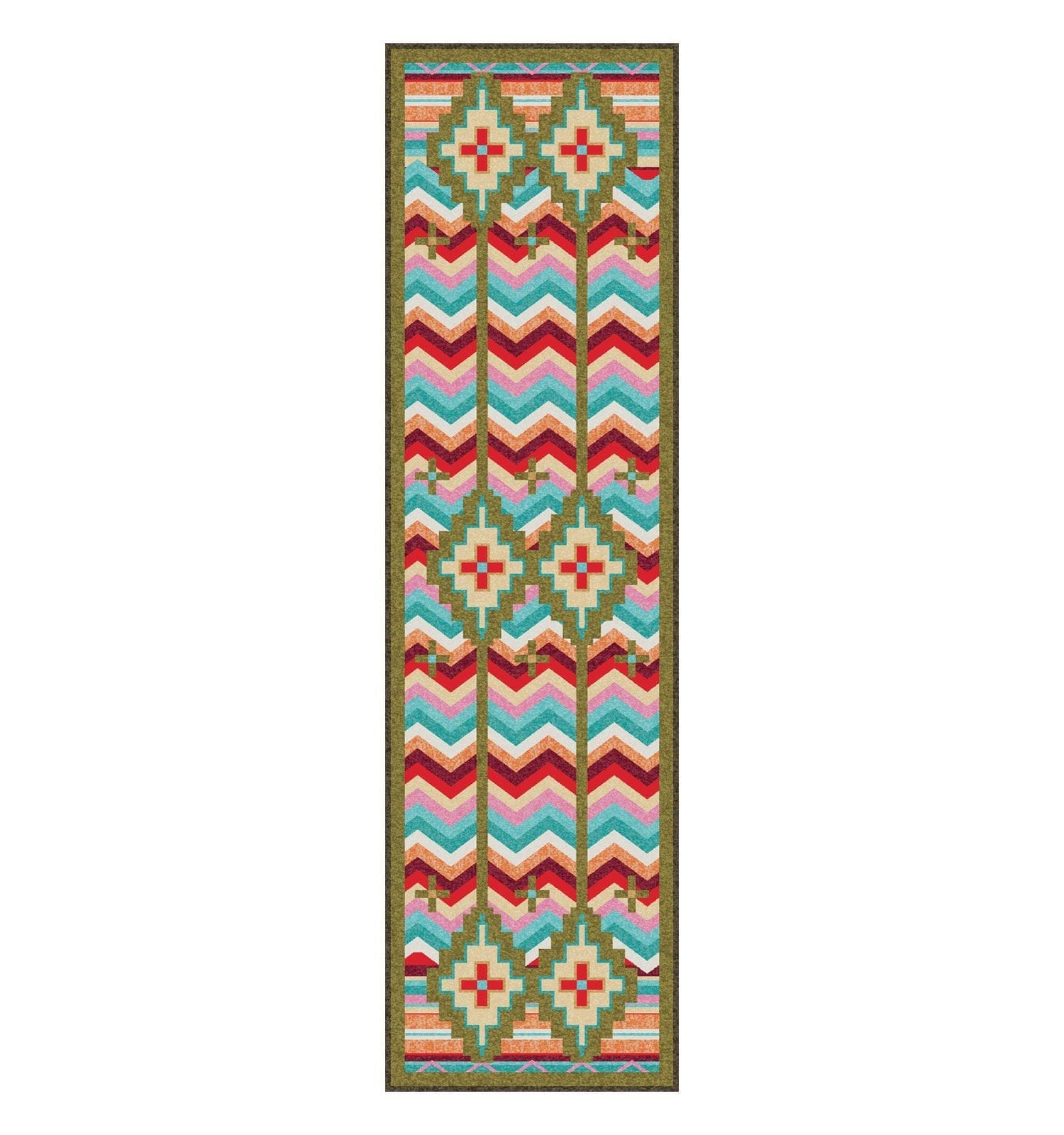 Shake your shawl floor runner bright - Made in the USA - Your Western Decor