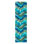 Spa Tiles Aqua Blue Floor Runners 2' x 8' - Made in the USA - Your Western Decor
