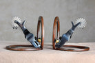 Spur and horseshoe iron bookends - Blue Mountain Brands USA