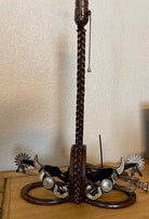 Made to order iron spur western lamp made in the USA 