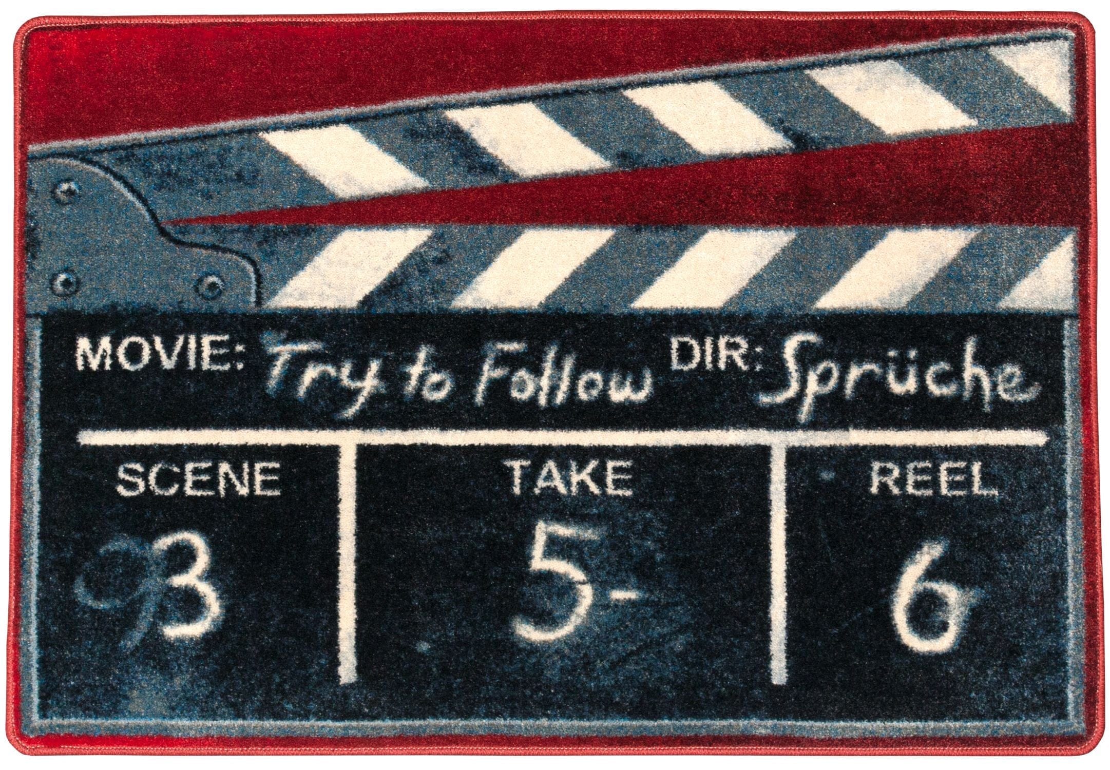 Take 5 Clapper Theater Accent Rug - Made in the USA - Your Western Decor