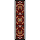 Wild Whiskey Floor Runner Garnet - Southwestern Floor Runners - Your Western Decor