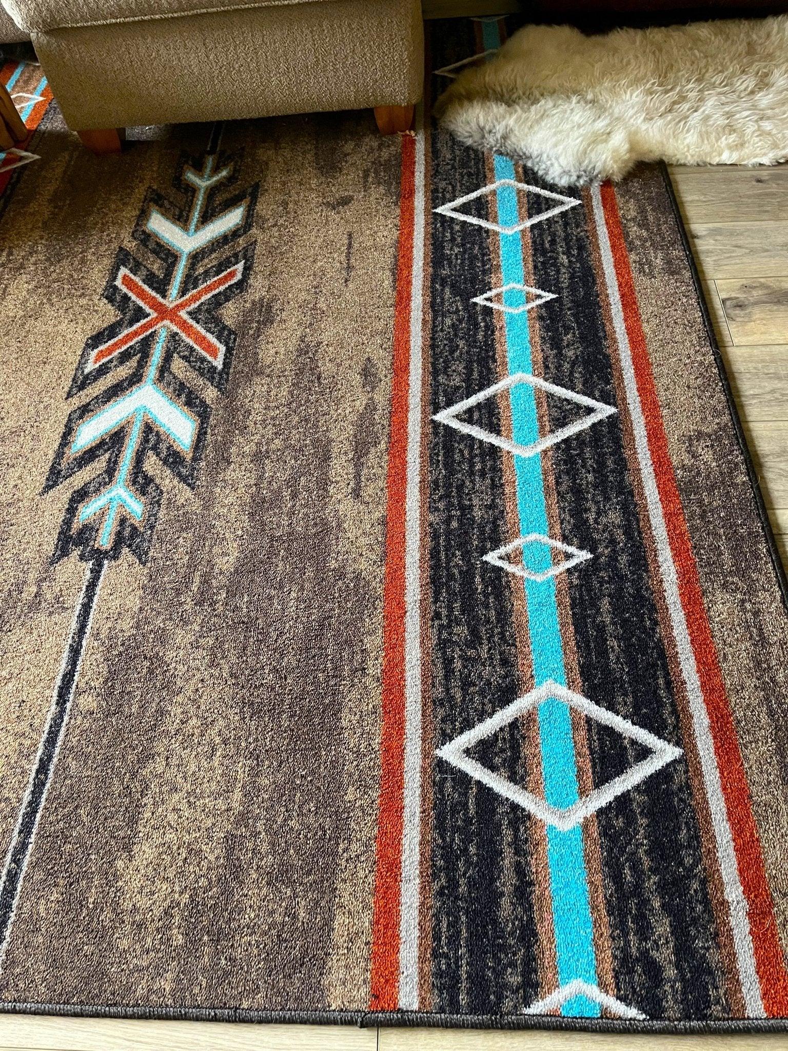 X's & Diamonds Southwestern Area Rugs | Blue Mountain Brands