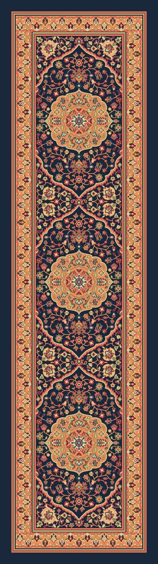 Zanza Bloom Rug Collection Floor Runner - Made in the USA - Your Western Decor, LLC