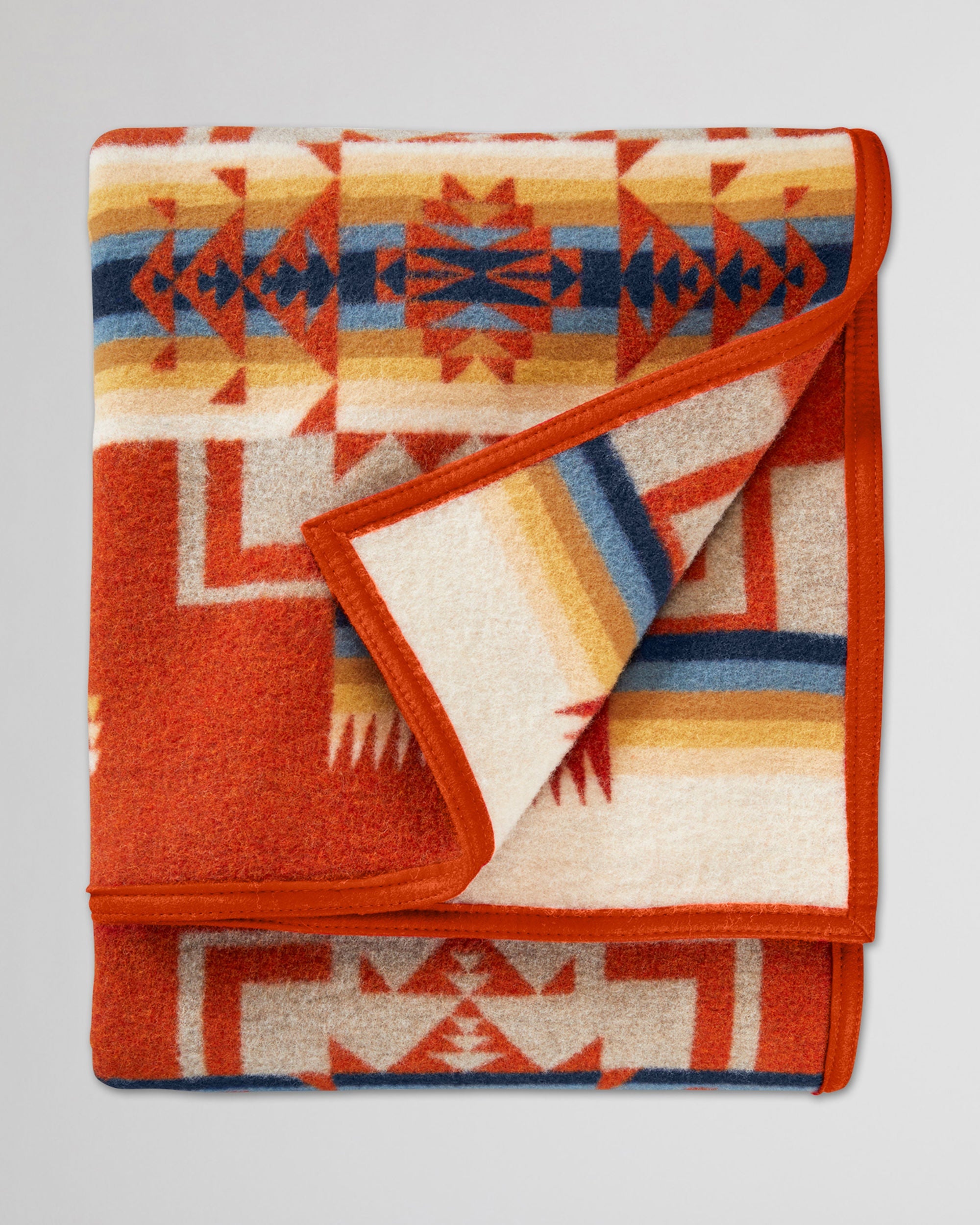 Pendleton Chief Joseph Blanket chili folded - Blue Mountain Brands USA