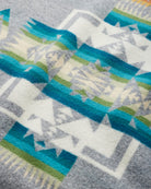 Pendleton Chief Joseph Blanket slate detail - Blue Mountain Brands USA