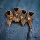 Croc embossed leather napkin rings by Your Western Decor