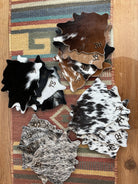 Custom branded cowhide coaster sets by Your Western Decor