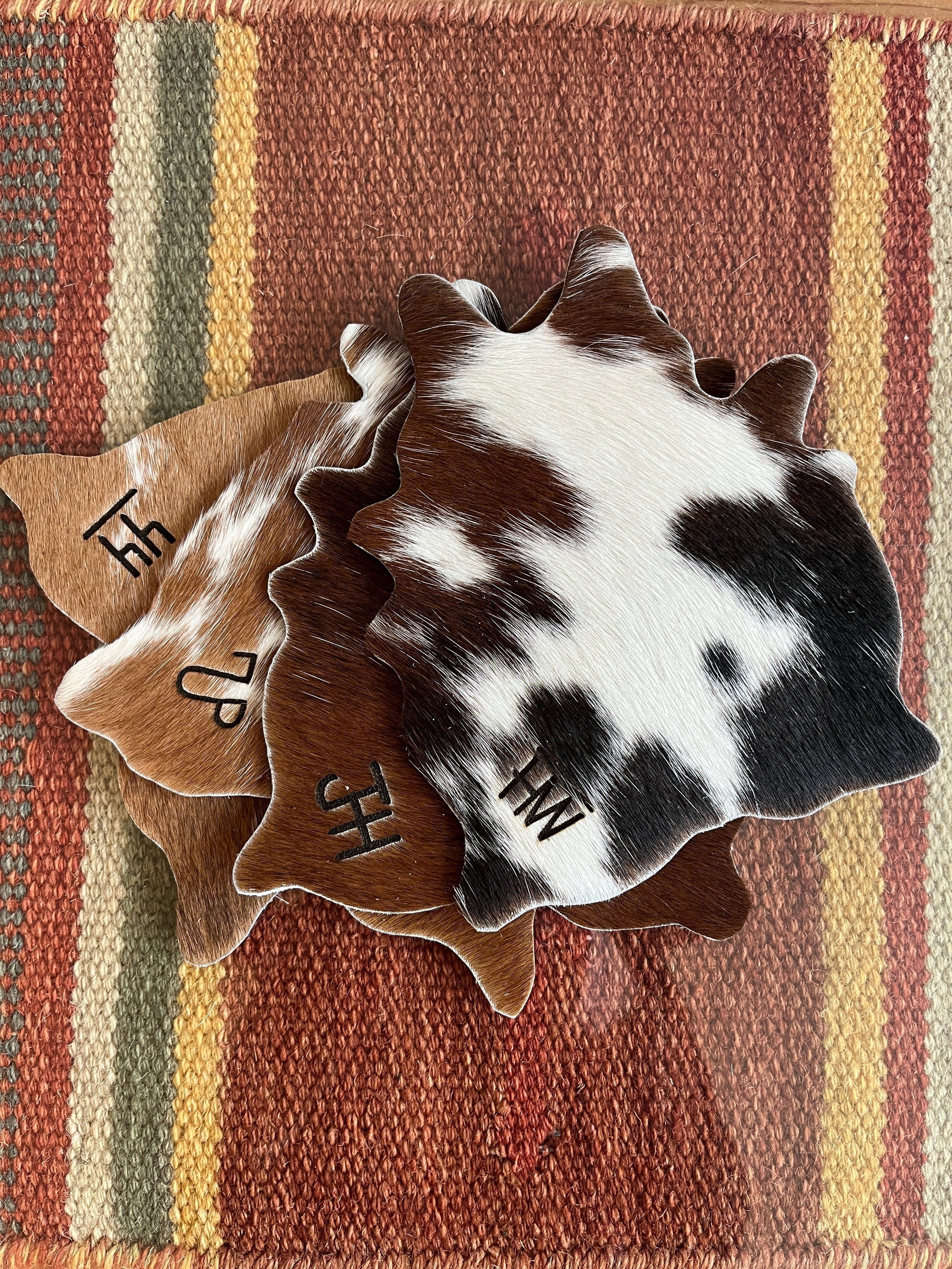 Your Western Decor Cowhide Coasters - Thumbnail 5