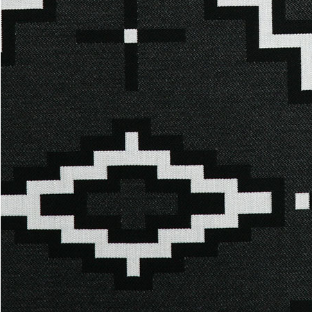 Pendleton Kiva Steps Classic Black Fabric by Sunbrella - Your Western Decor