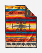 Pendleton Big Medicine Circle of Life Crib Blanket made in Oregon - Blue Mountain Brands USA Home Decor 