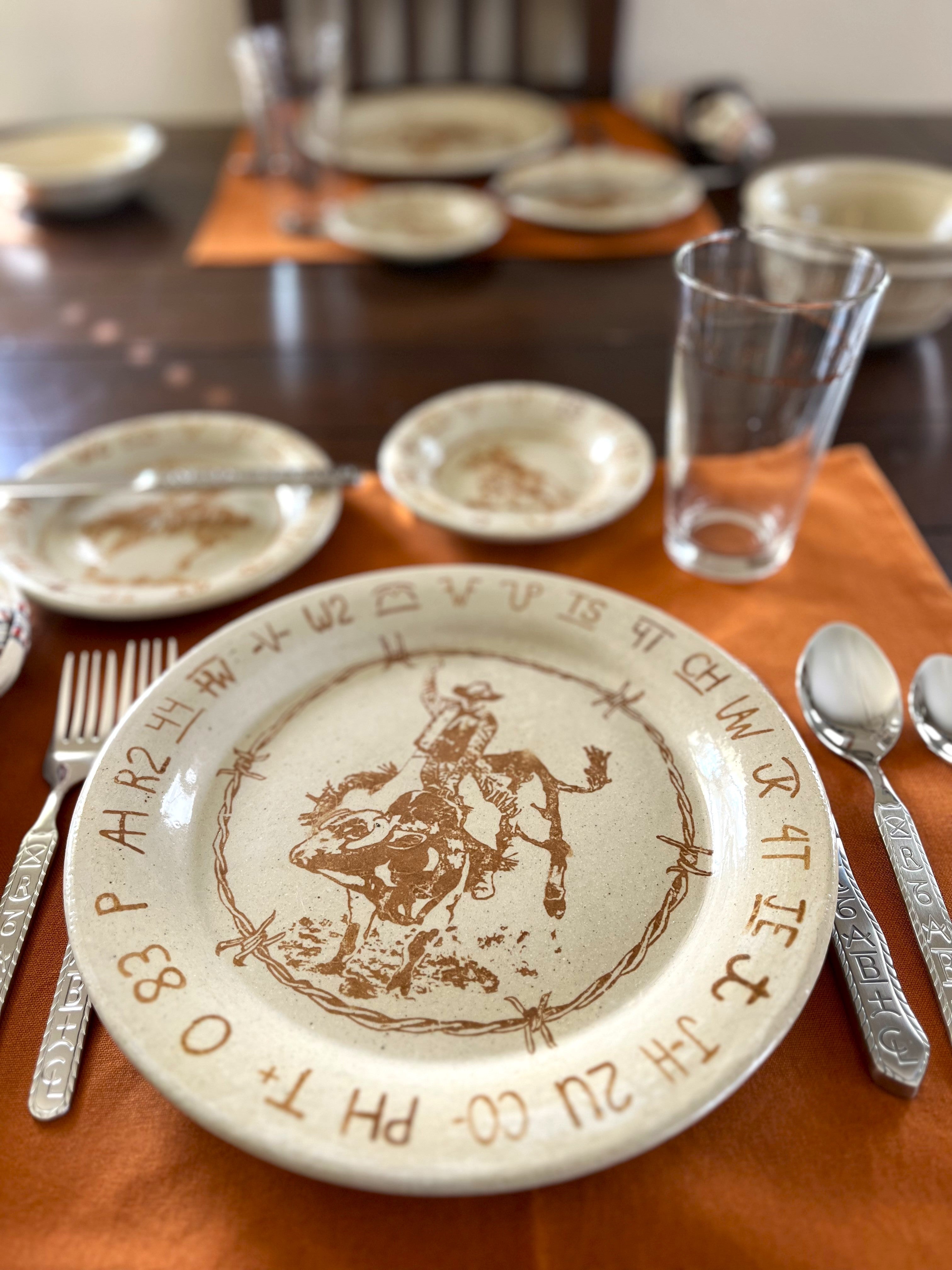 Blue Mountain Brands Dinner Plate made in Pendleton, Oregon