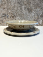 Blue Mountain Brands Snack Bowl and bread plate made in Pendleton Oregon
