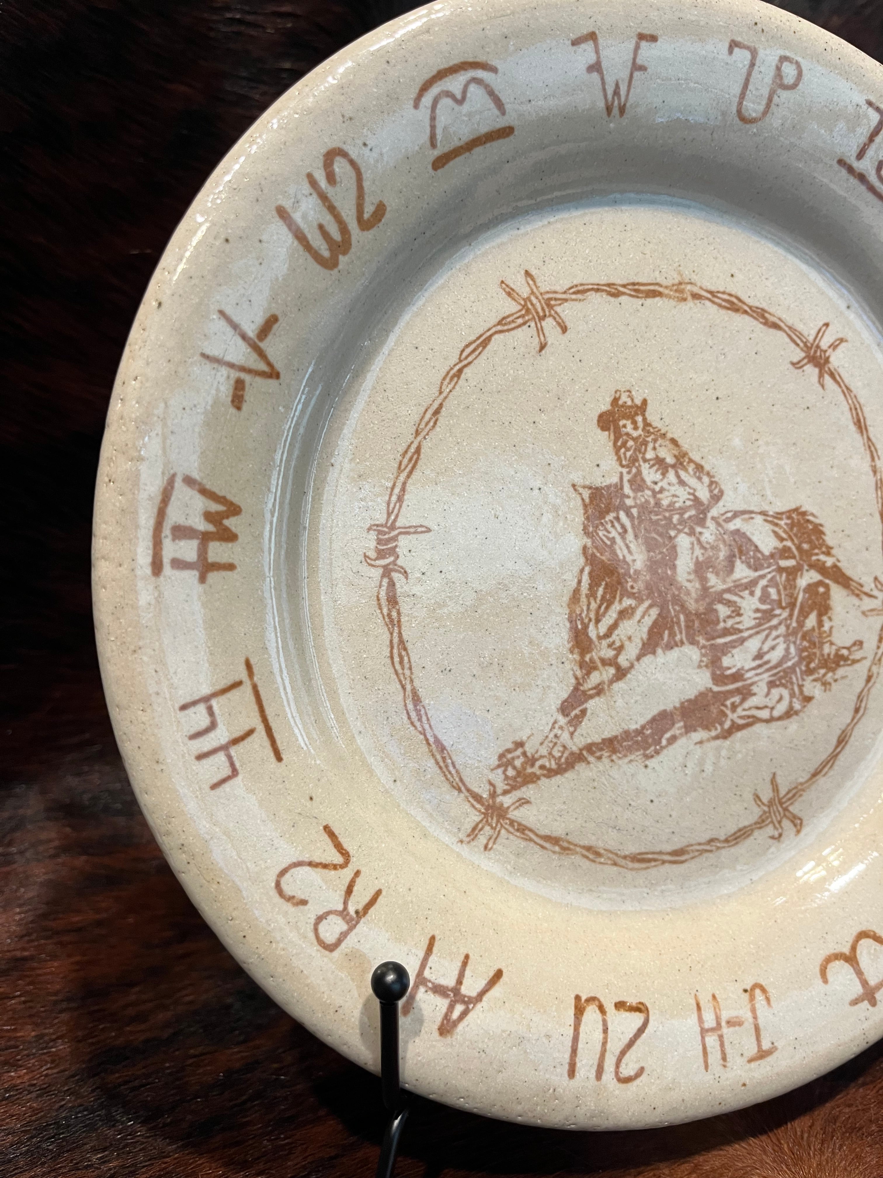 Blue Mountain Brands Salad Plate - Barrel Racer Plates made in the USA - Your Western Decor
