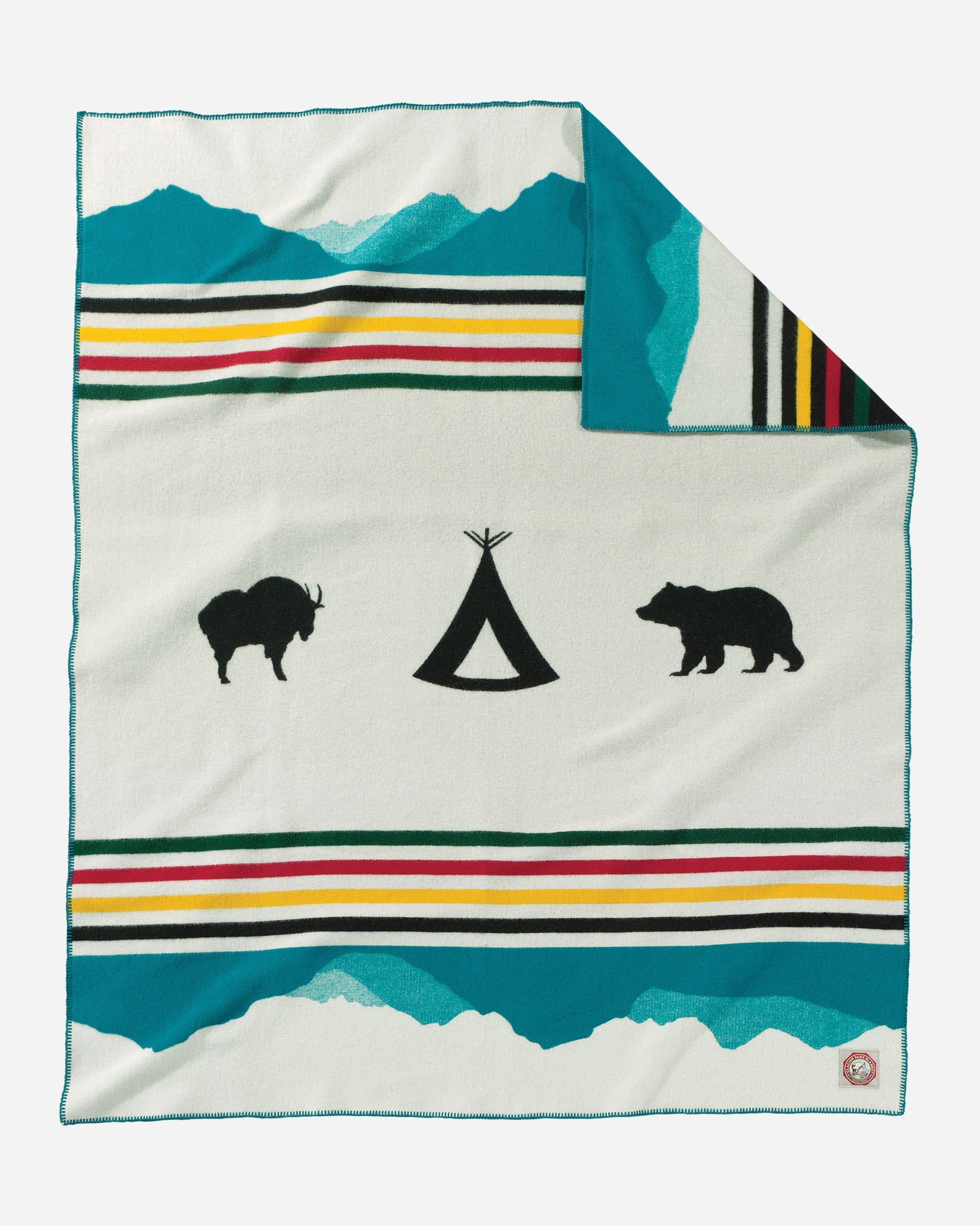 Crown of the Continent Wool Blanket by Pendleton Woolen Mills USA