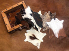 Hanson Ranch Branded Custom Cowhide Coasters - Your Western Decor